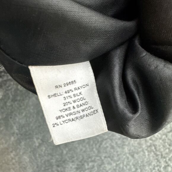 Vintage Pendleton Dress 10 Academia Wool Silk 90s Pleats Capsule Quiet Luxury - Picture 9 of 16